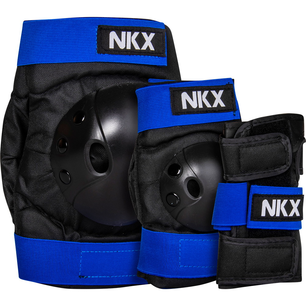 NKX Kids 3-Pack Pro Protective Gear - Genunchiere, Coturi și Protecții pentru Încheieturi