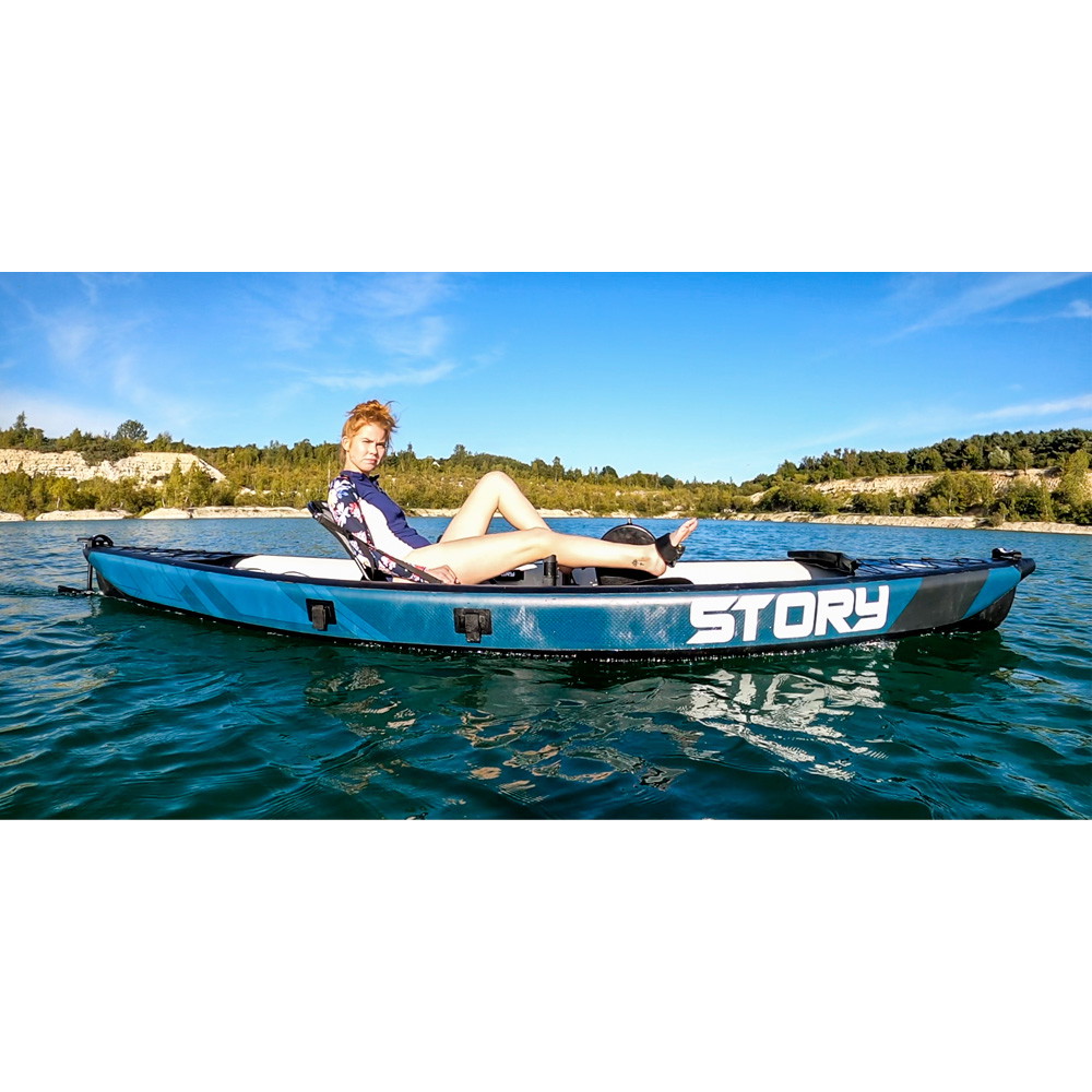 Kayak Pedal Inflatable pentru O Persoană