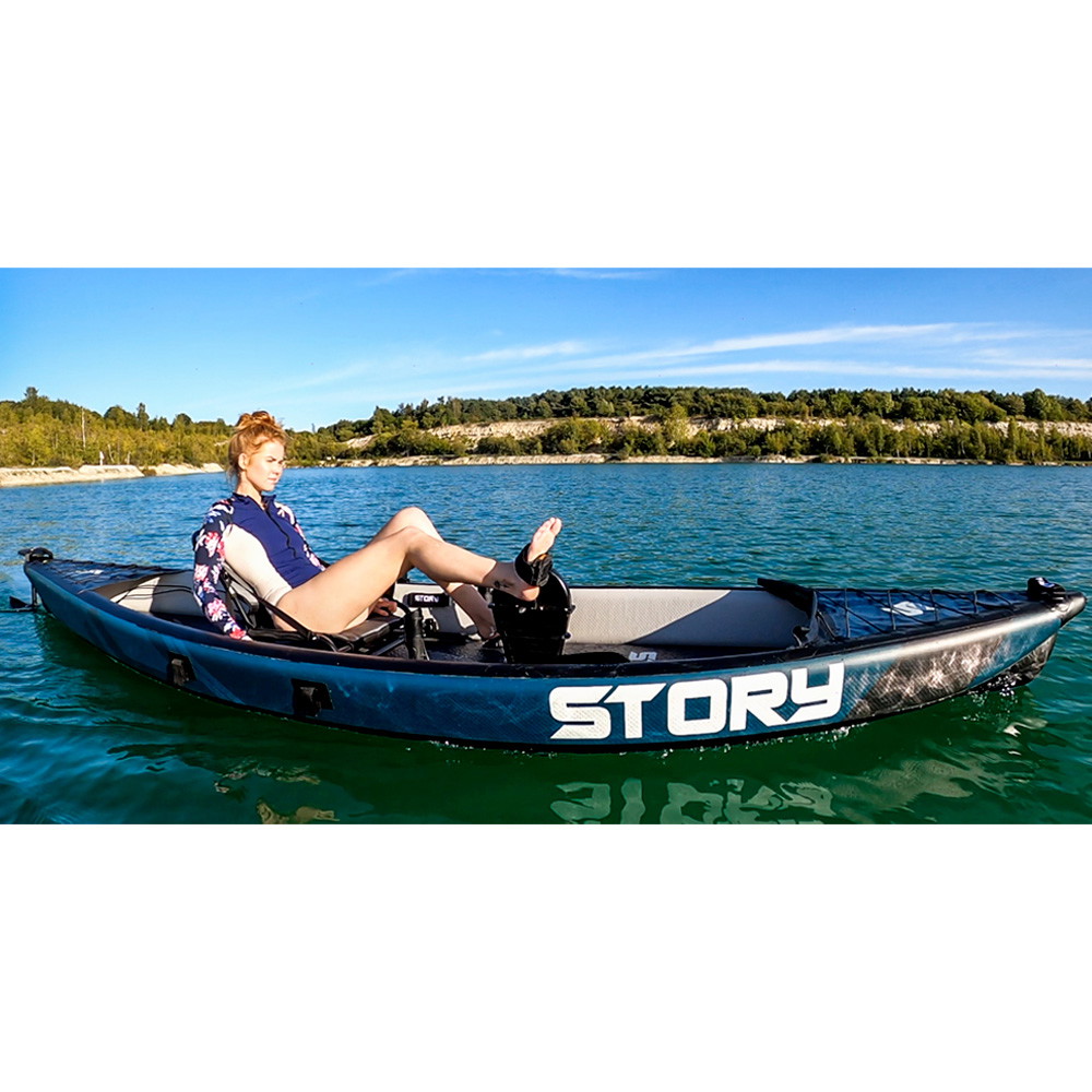 Kayak Pedal Inflatable pentru O Persoană