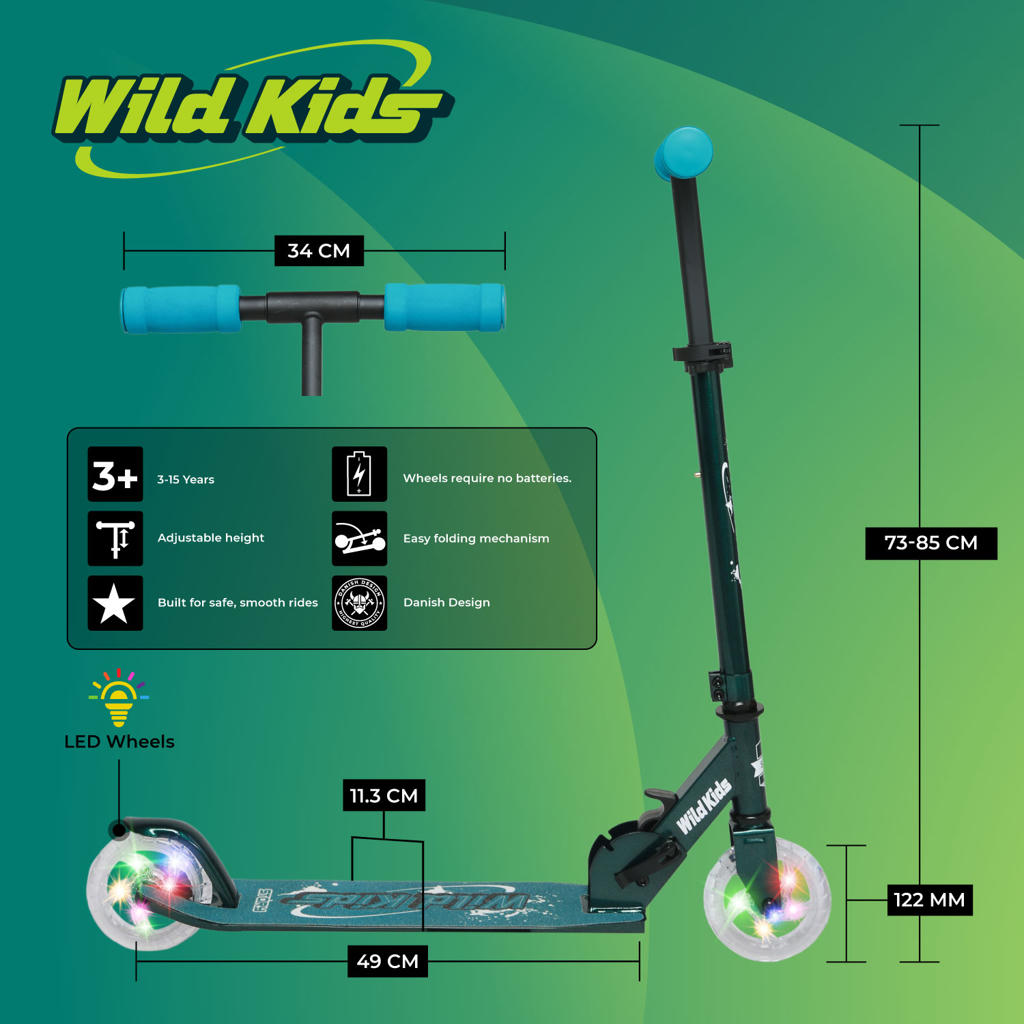Story Wild Kids Trottinetă Pliabilă