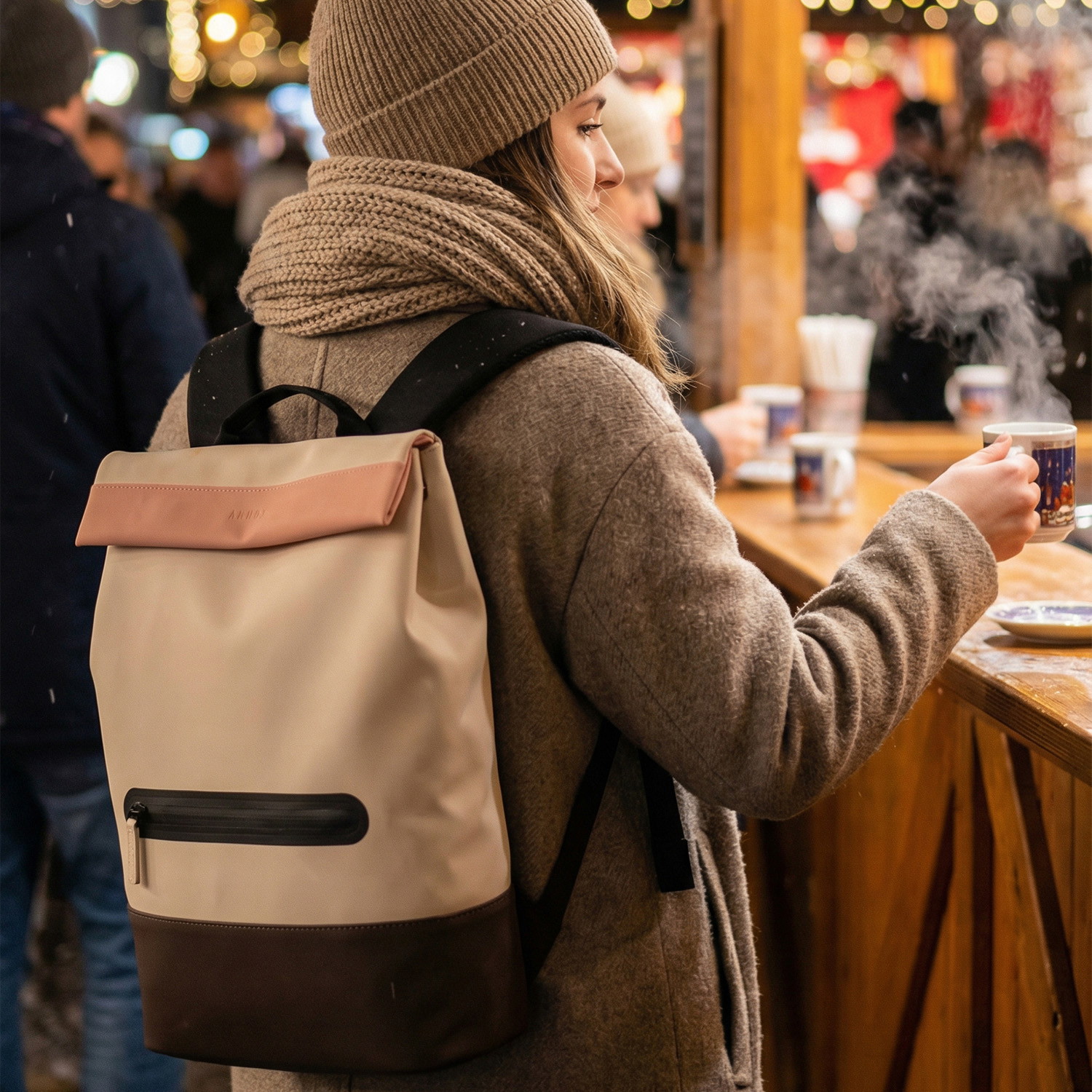 Annox Liteday 13.5L - Rucsac modern și ușor pentru utilizare zilnică, cu compartiment pentru laptop