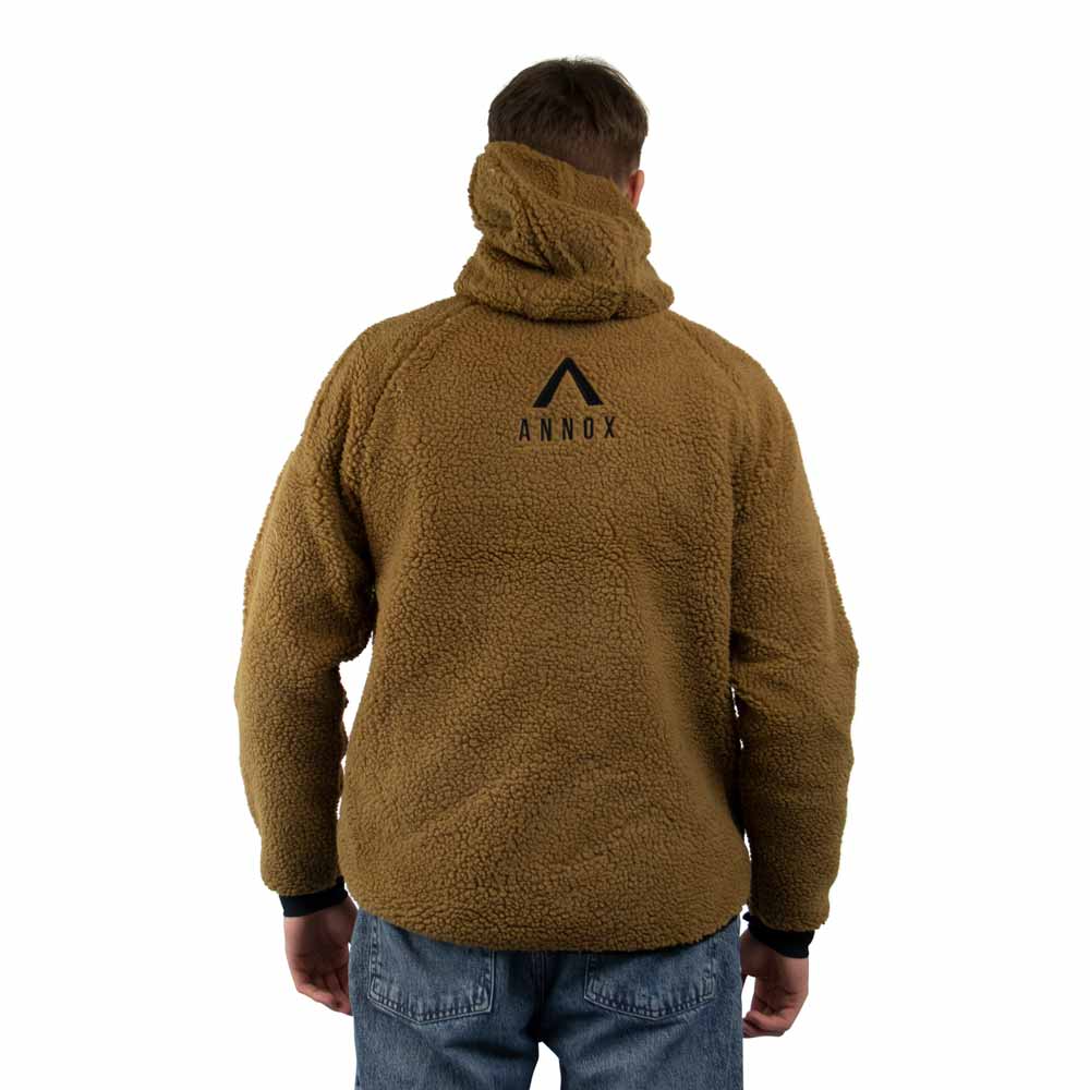Jachetă cu glugă Annox Summit din fleece Sherpa
