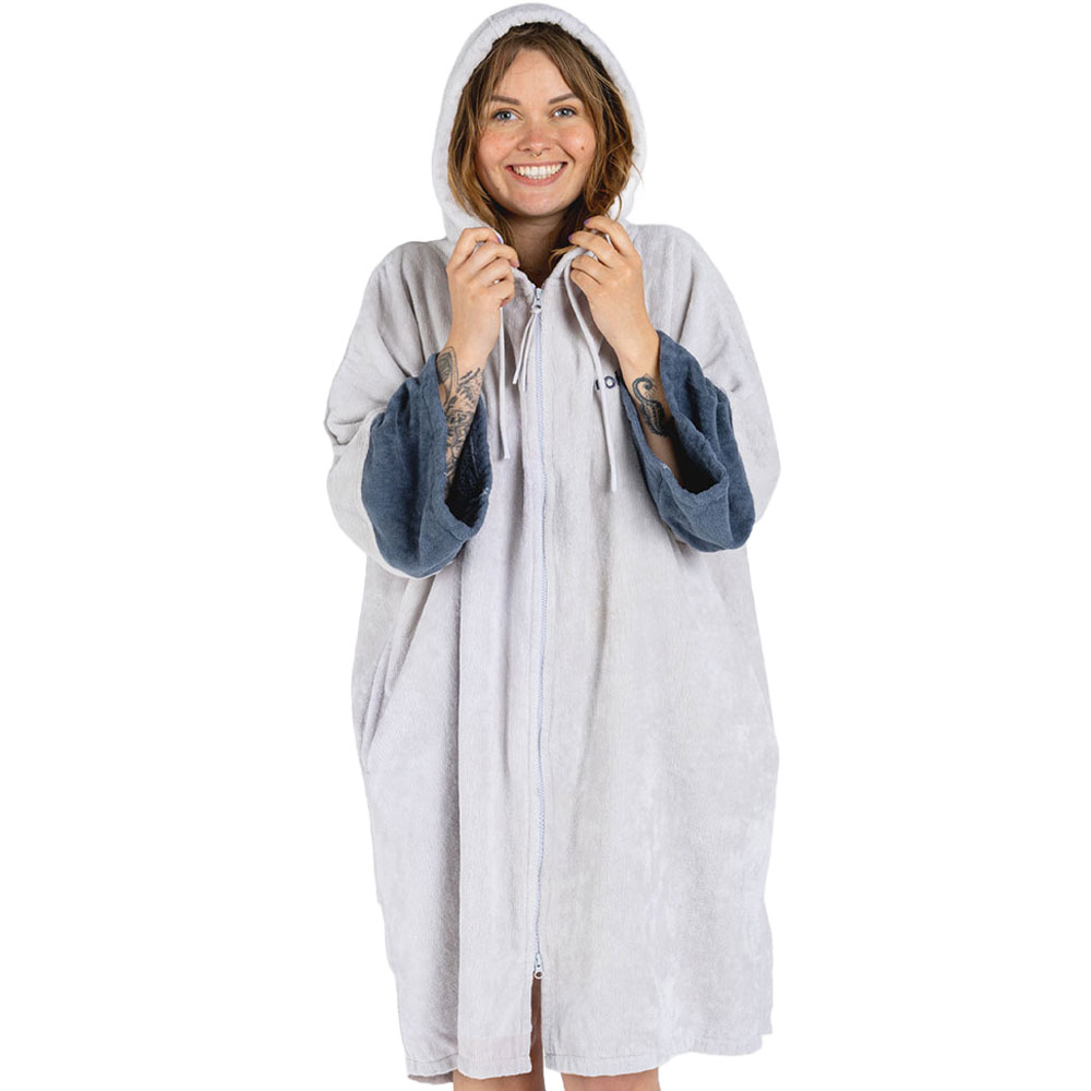 Rochie din prosop organic Dryrobe cu fermoar pe toată lungimea