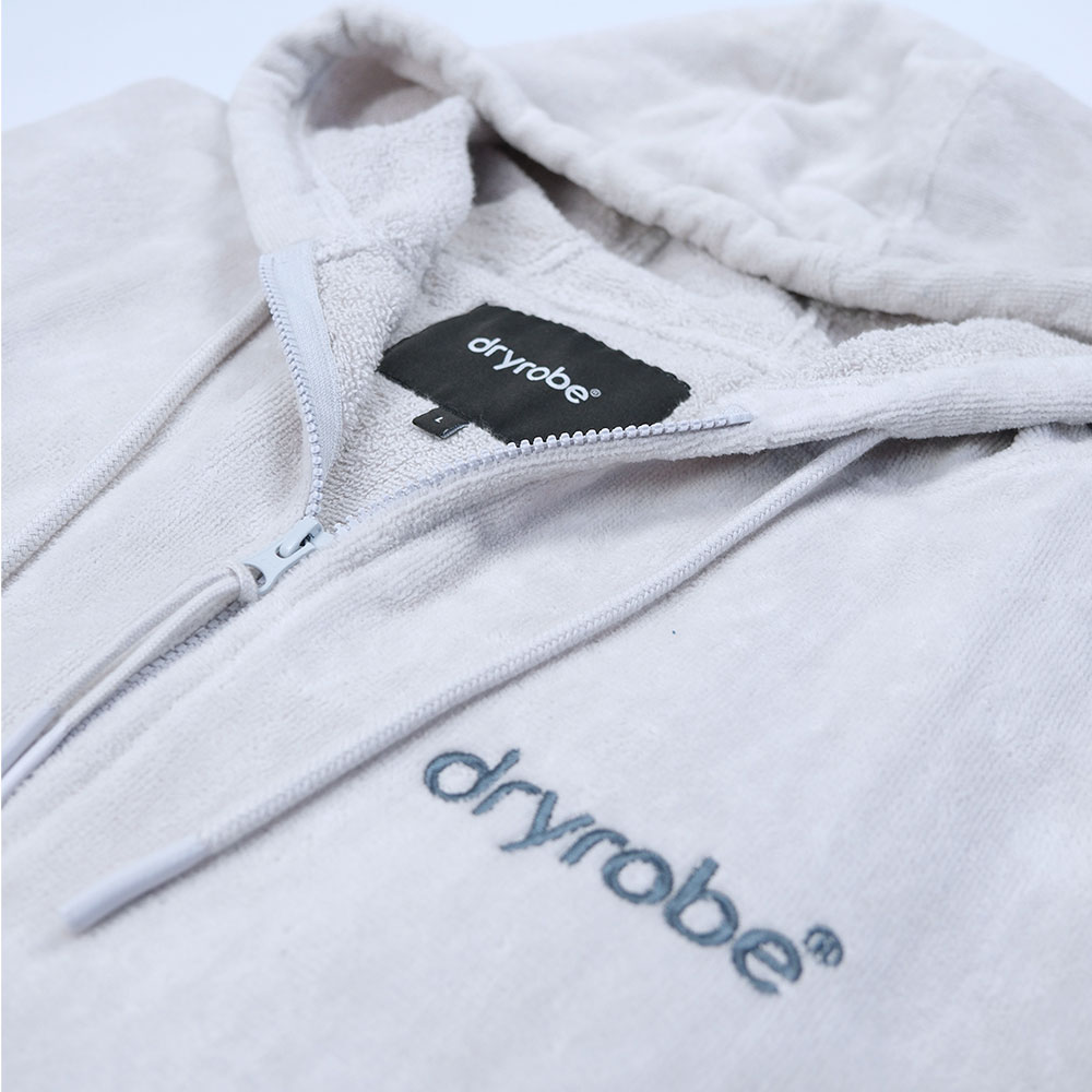 Rochie din prosop organic Dryrobe cu fermoar pe toată lungimea