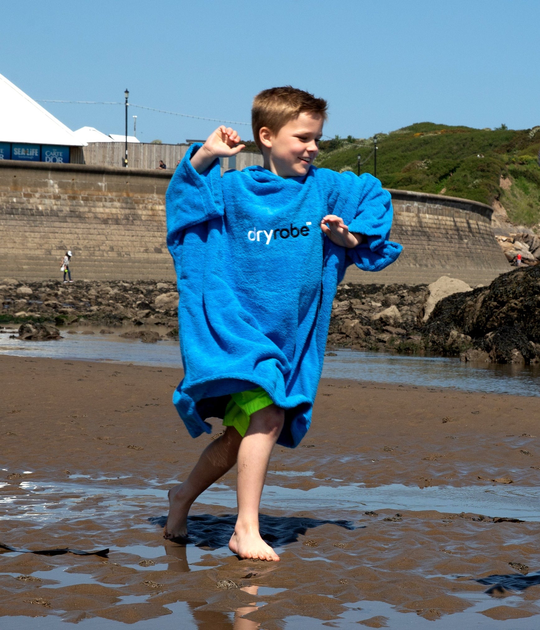 Poncho Organic Dryrobe pentru copii