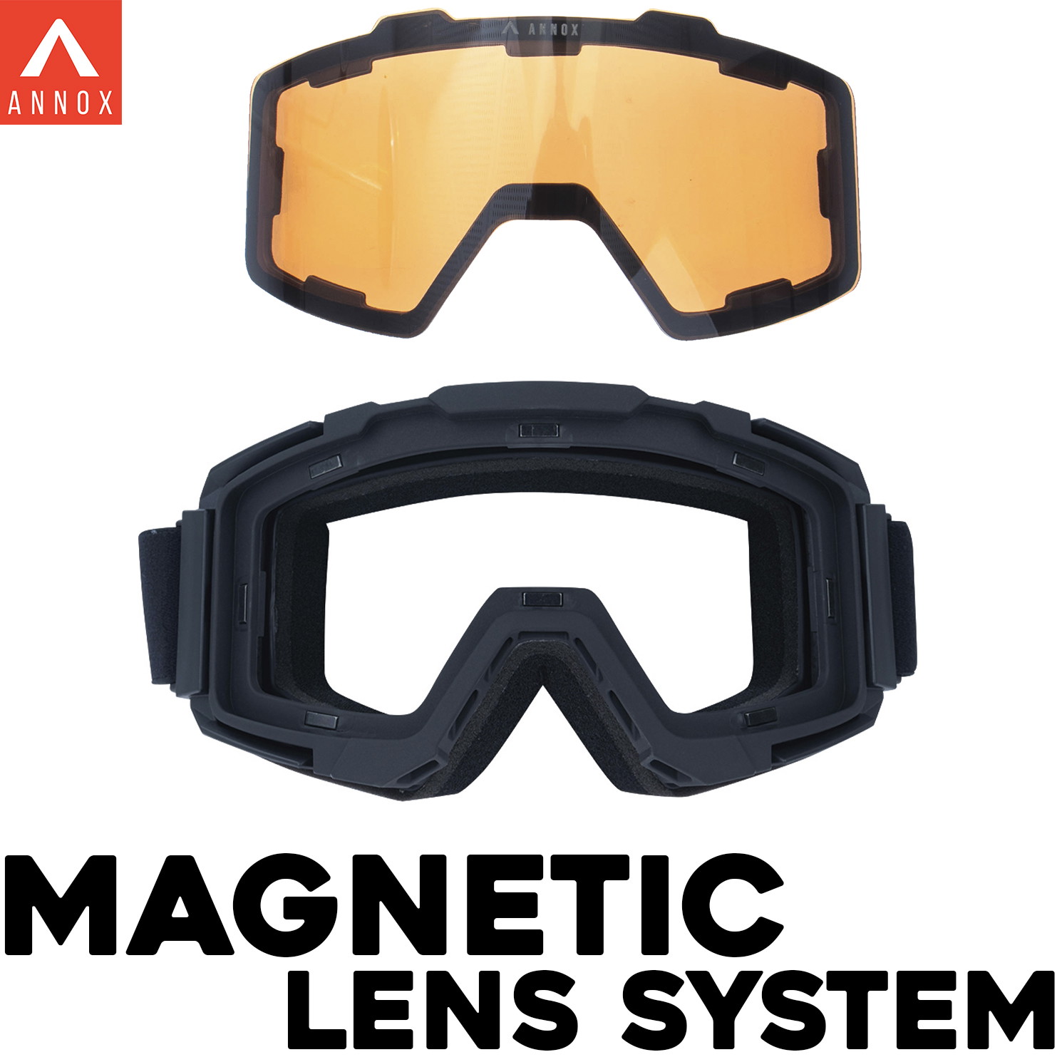Anstea Team Goggles de schi/snowboard