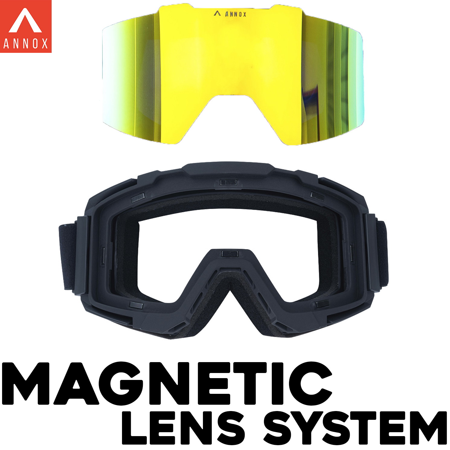 Anstea Team Goggles de schi/snowboard