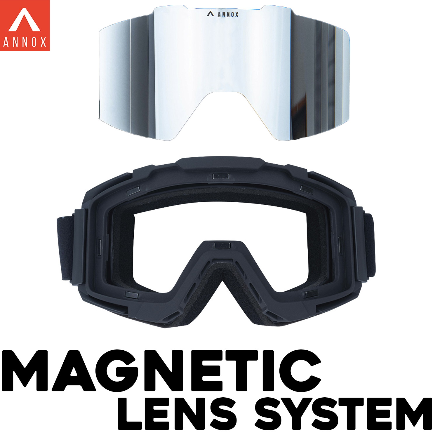 Anstea Team Goggles de schi/snowboard