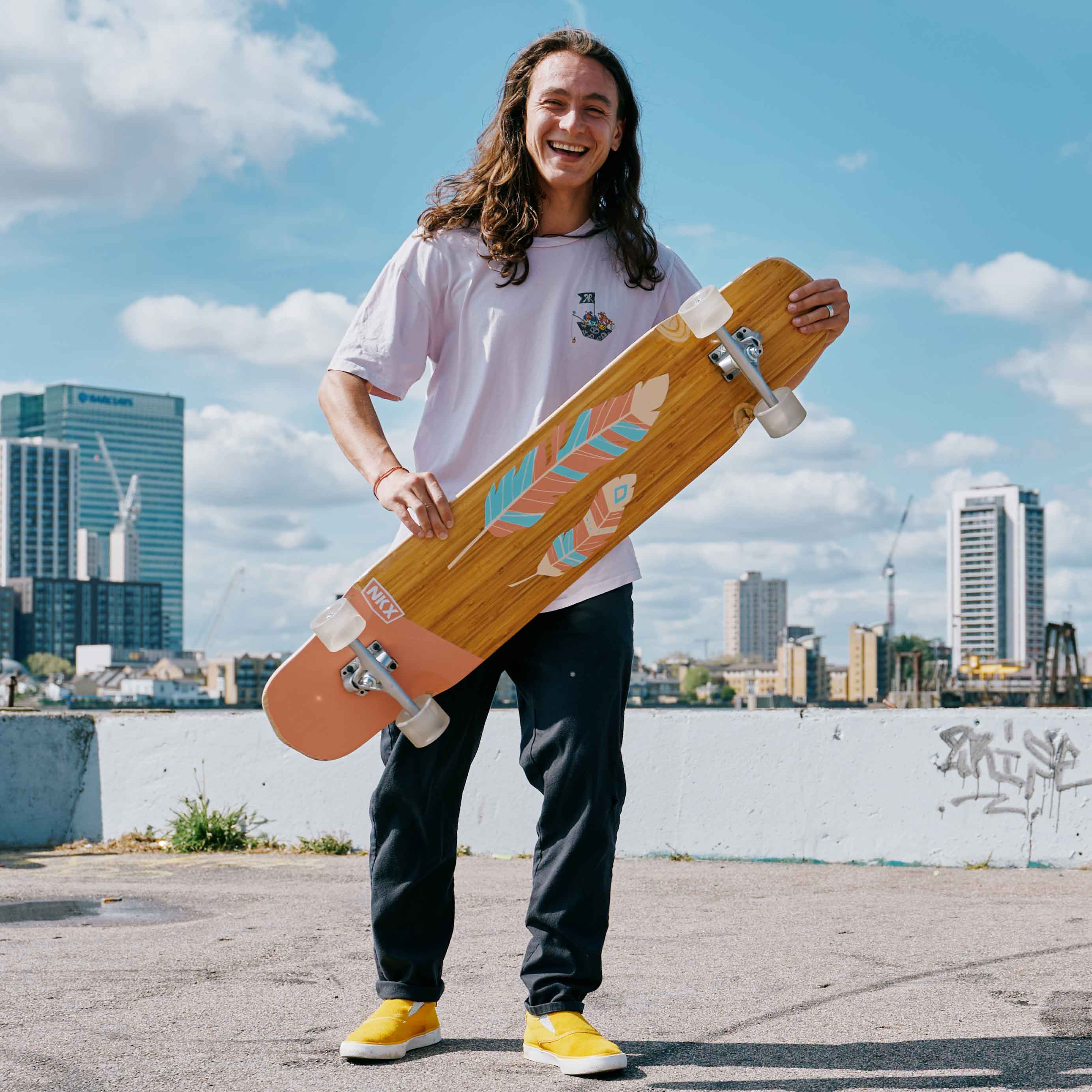 NKX Feather Dancing Longboard