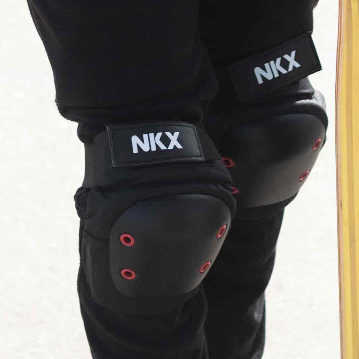 NKX 3-Pachet Pro Echipament De Protecție - Genunchiere, Cotiere Şi Protecții Pentru Încheietura Mâinii