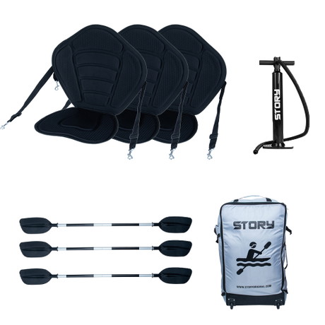 Paddleboard 3-Persoană Accesorii pentru Cayak Inflabil