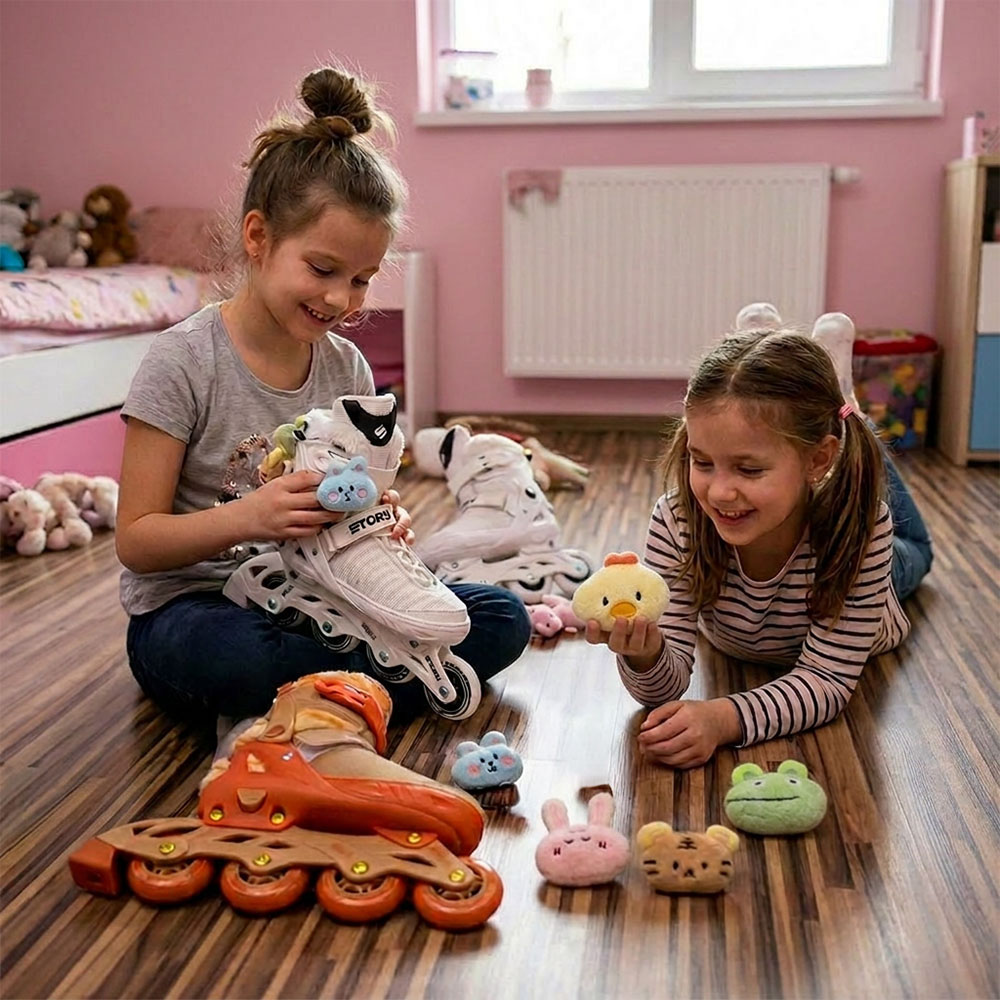 Patine cu roți ajustabile Story Fur