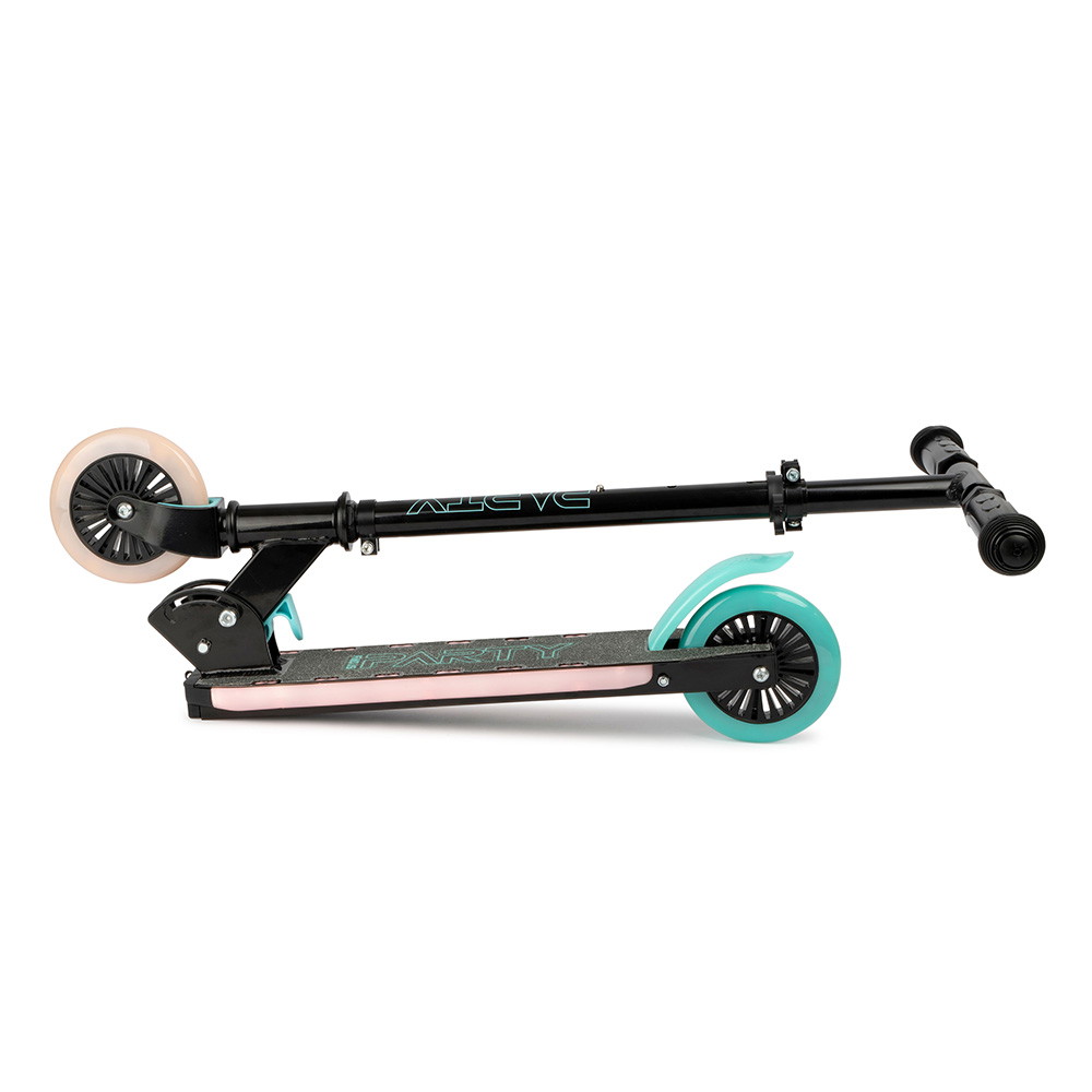 Story Party LED Kick Scooter Ajustabil pentru Copii