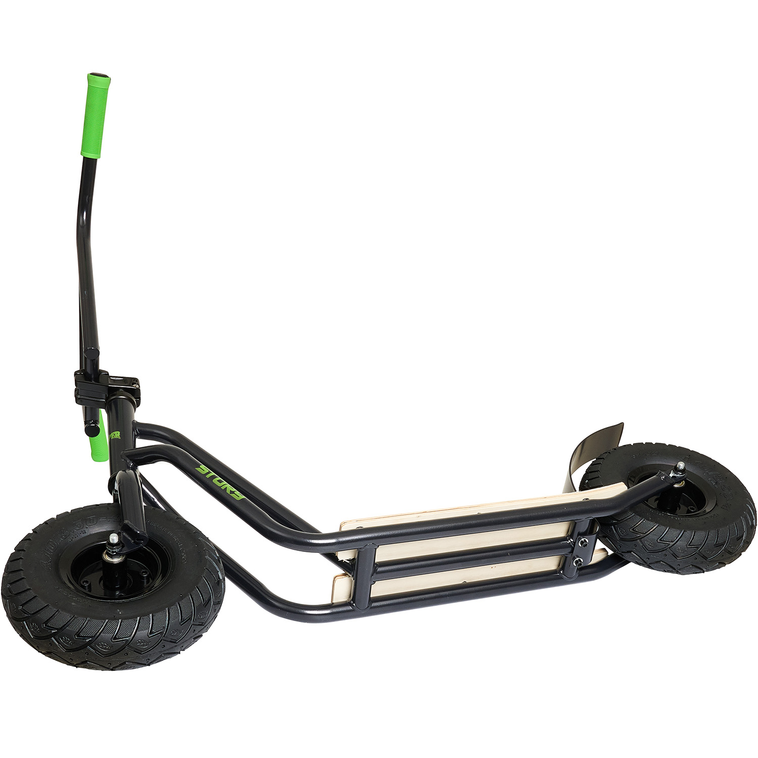 Scooter Urban Chopper cu Roți de Pneuri Plate