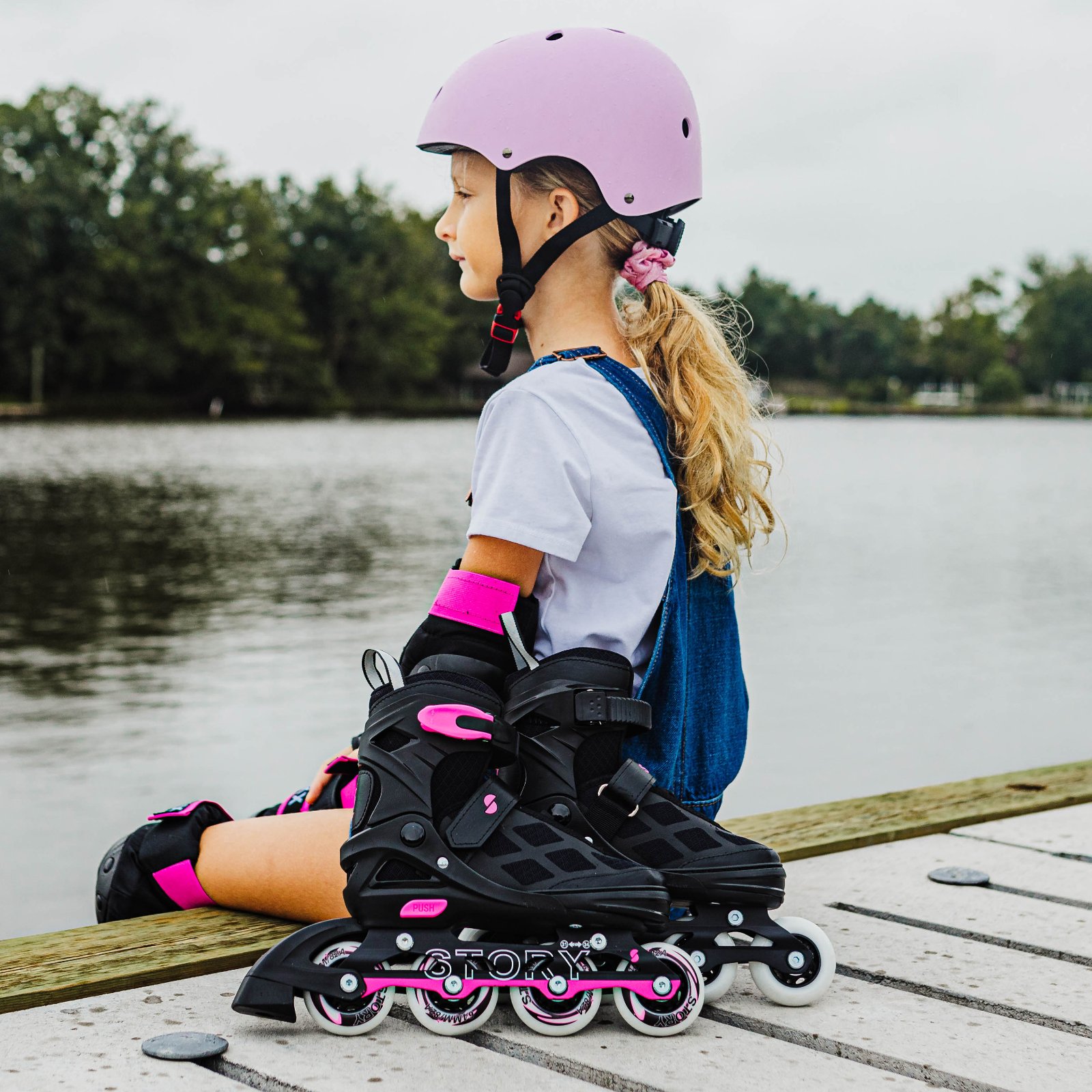 Pălării Midnight Adjustable Inline Skates