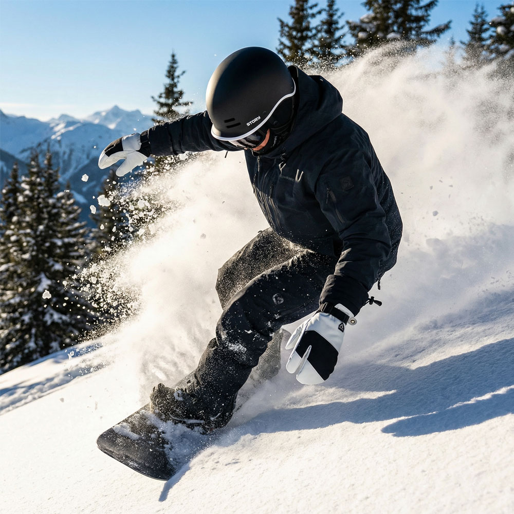 Annox Alpine Leather Ski Manusi