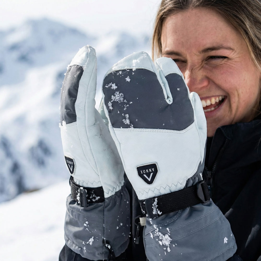 Annox Alpine Leather Ski Manusi