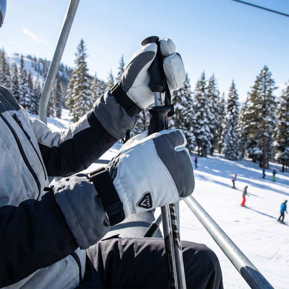 Annox Alpine Leather Ski Manusi