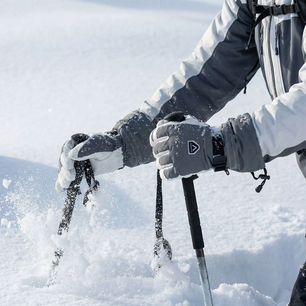 Annox Alpine Leather Ski Manusi