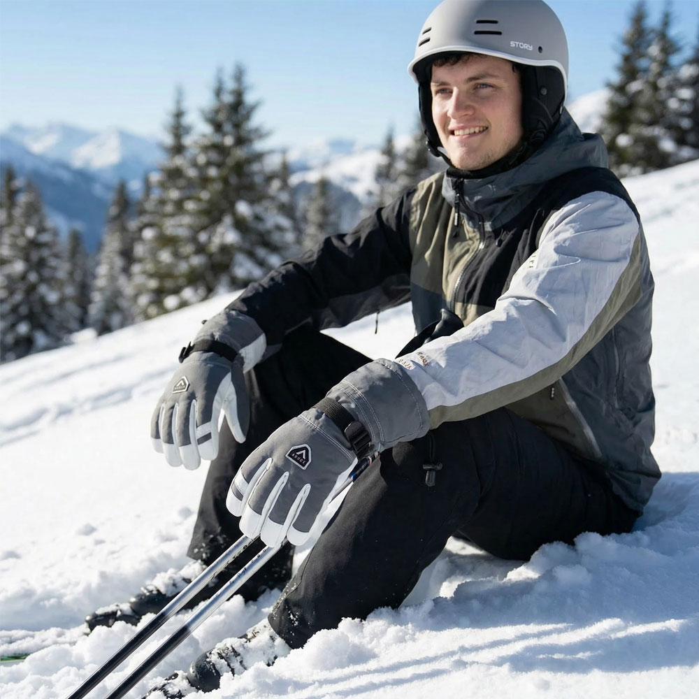 Annox Alpine Leather Ski Manusi