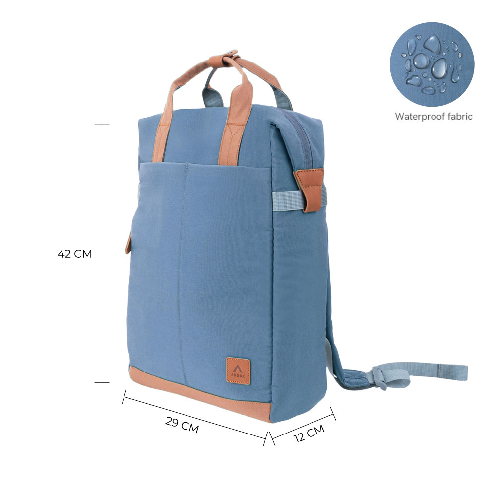 Rucsacul Annox Urmează-ți Pasiunea – rucsac rezistent la apă din material reciclat