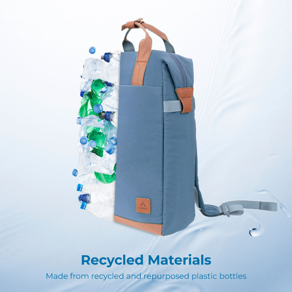 Rucsacul Annox Urmează-ți Pasiunea – rucsac rezistent la apă din material reciclat