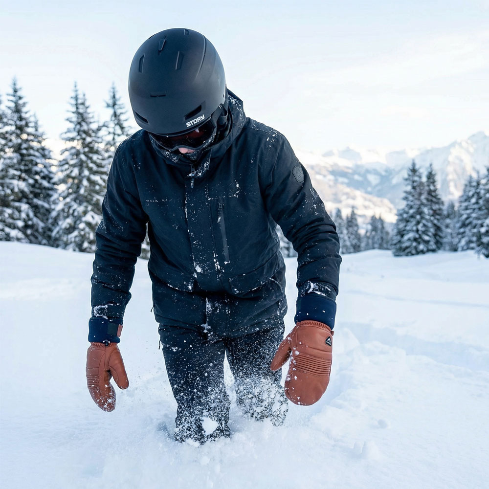 Annox Infinity Leather Ski Manusi