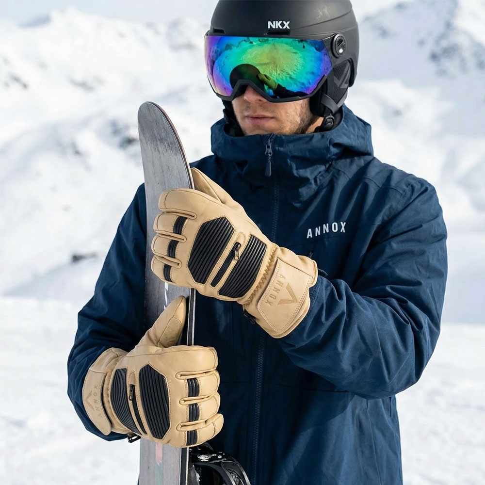 Annox Infinity Leather Ski Manusi