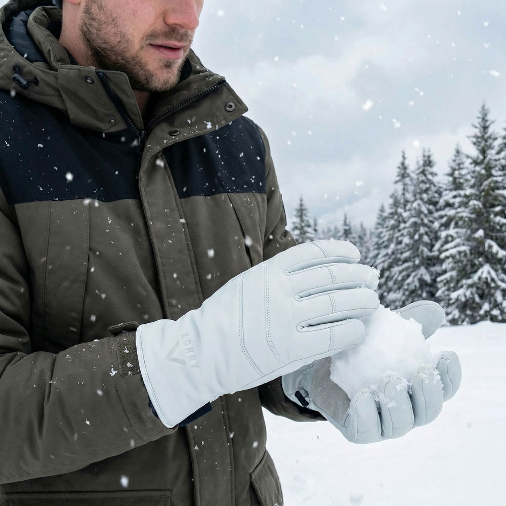 Annox Next Leather Ski Manusi