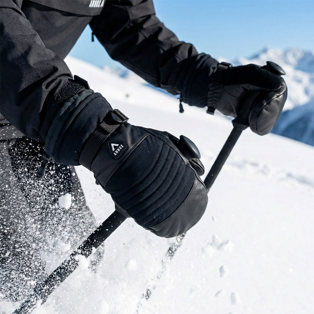 Annox Session Leather Ski Manusi