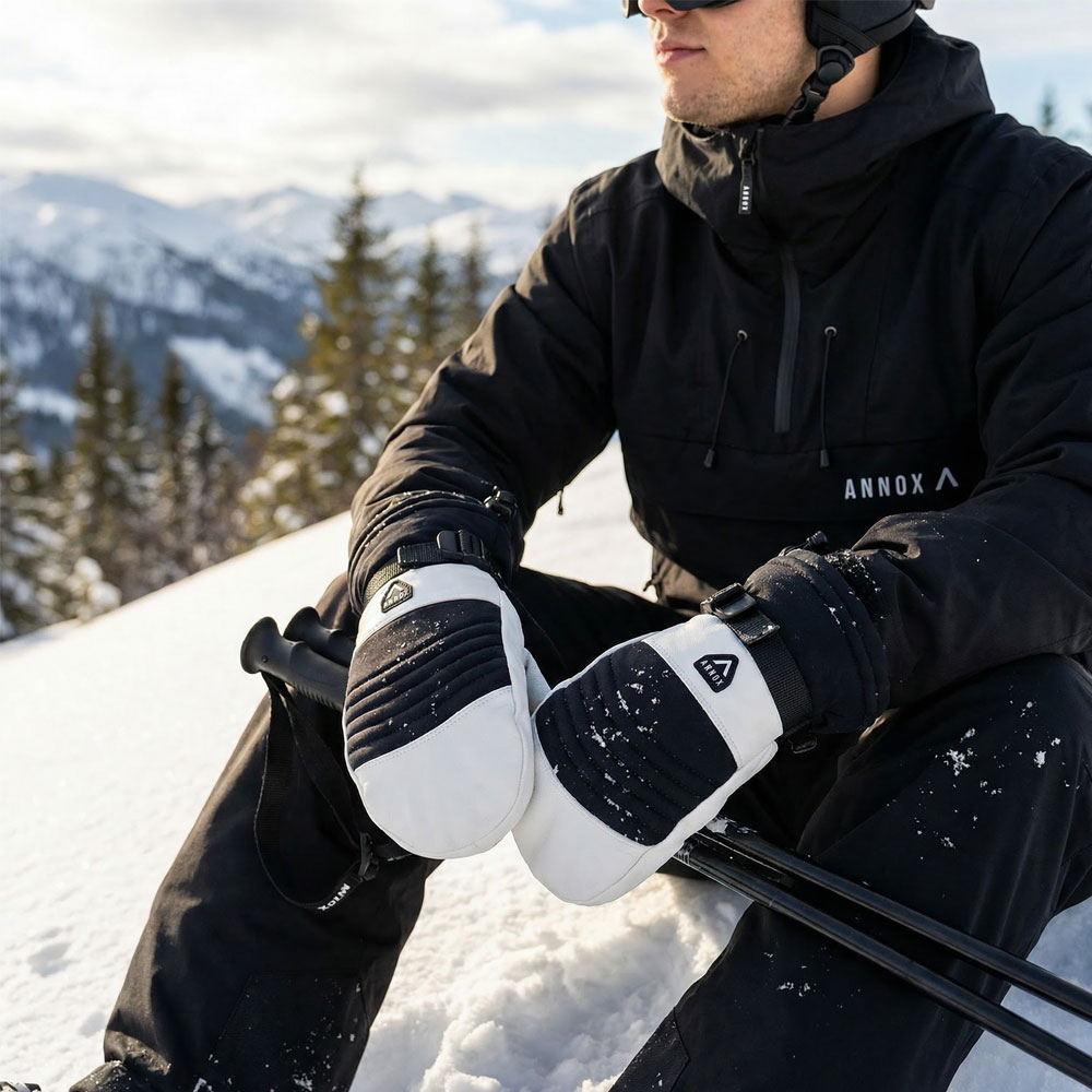 Annox Session Leather Ski Manusi