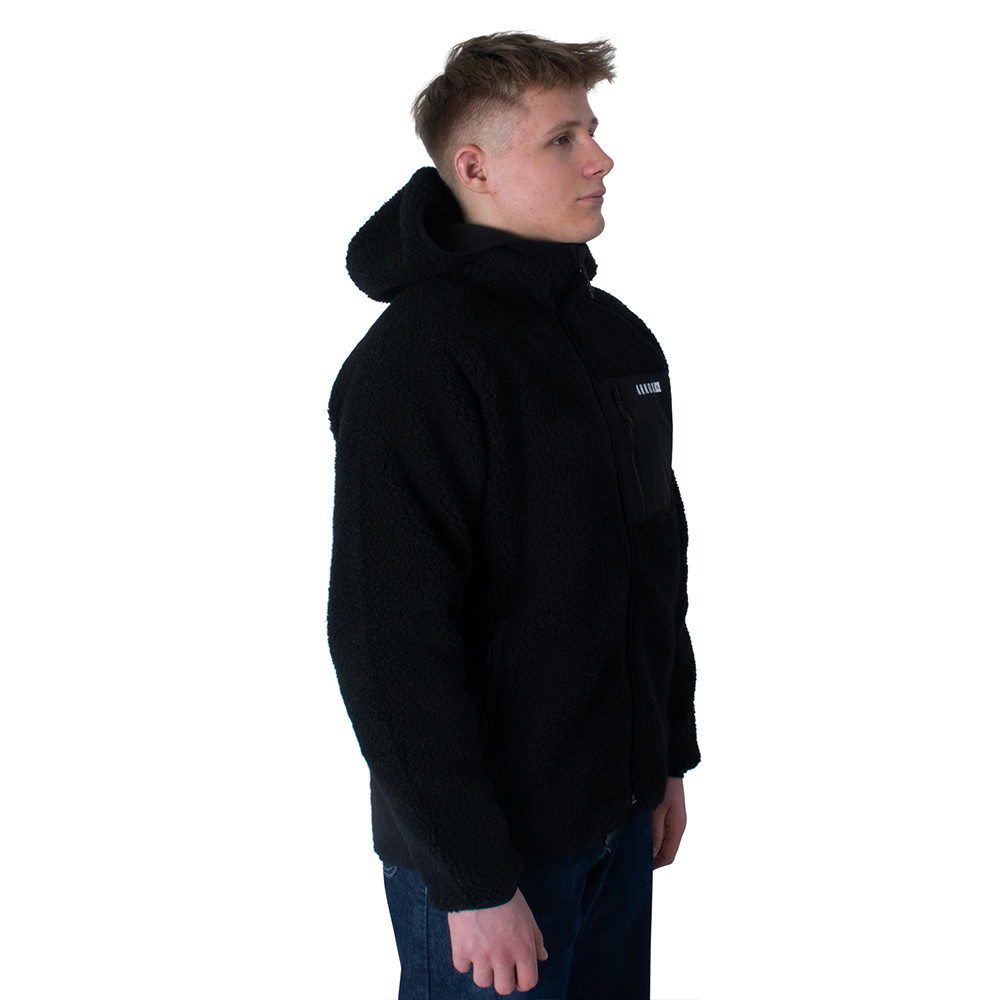 Jachetă cu glugă Annox Summit din fleece Sherpa