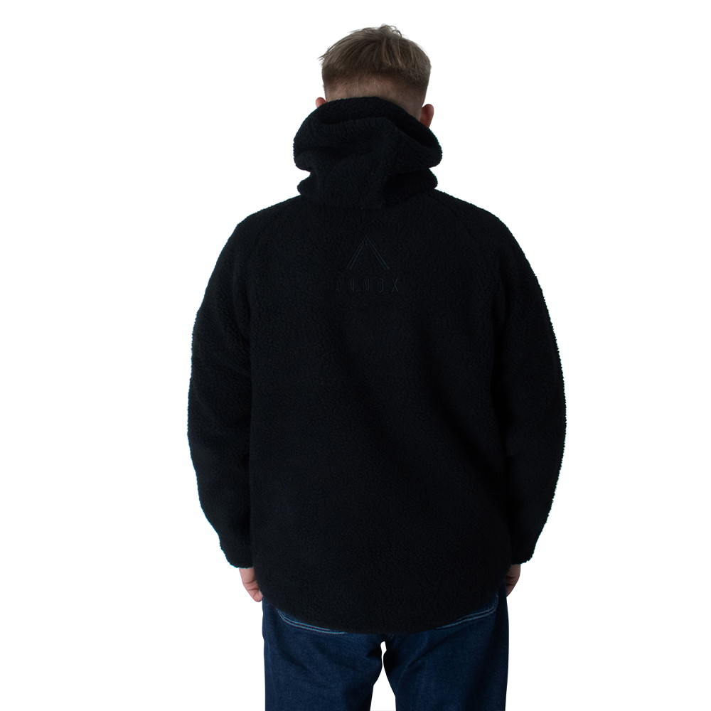 Jachetă cu glugă Annox Summit din fleece Sherpa