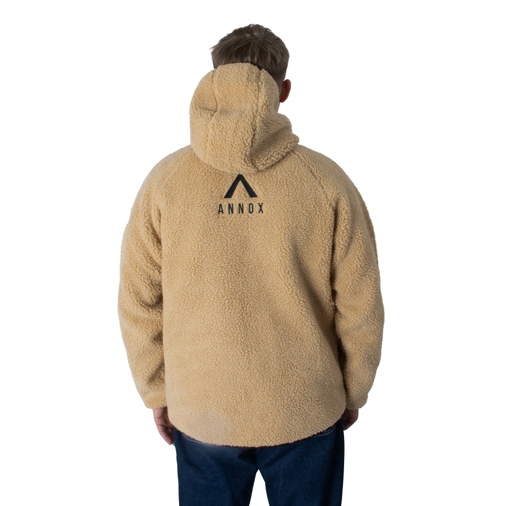 Jachetă cu glugă Annox Summit din fleece Sherpa