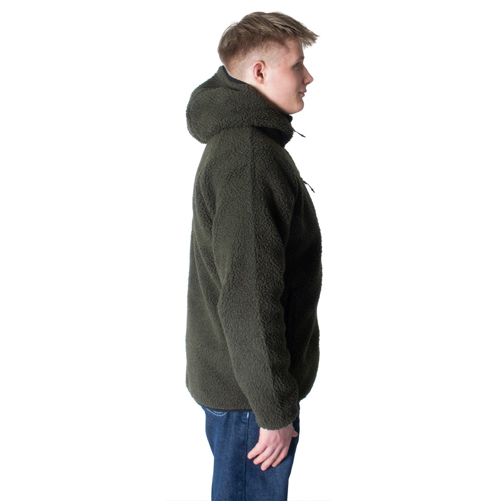 Jachetă cu glugă Annox Summit din fleece Sherpa