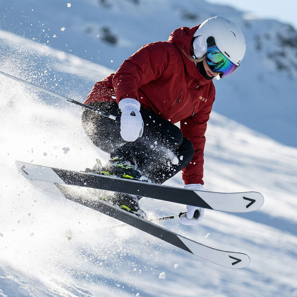 Annox Wired Leather Ski Manusi