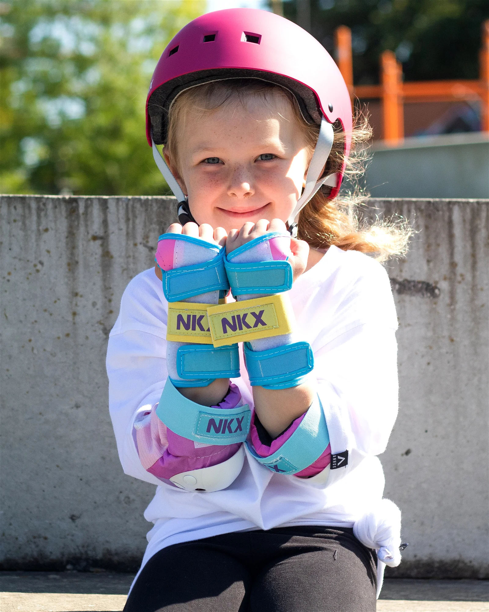 NKX Kids 3-Pack Pro Protective Gear - Genunchiere, Coturi și Protecții pentru Încheieturi