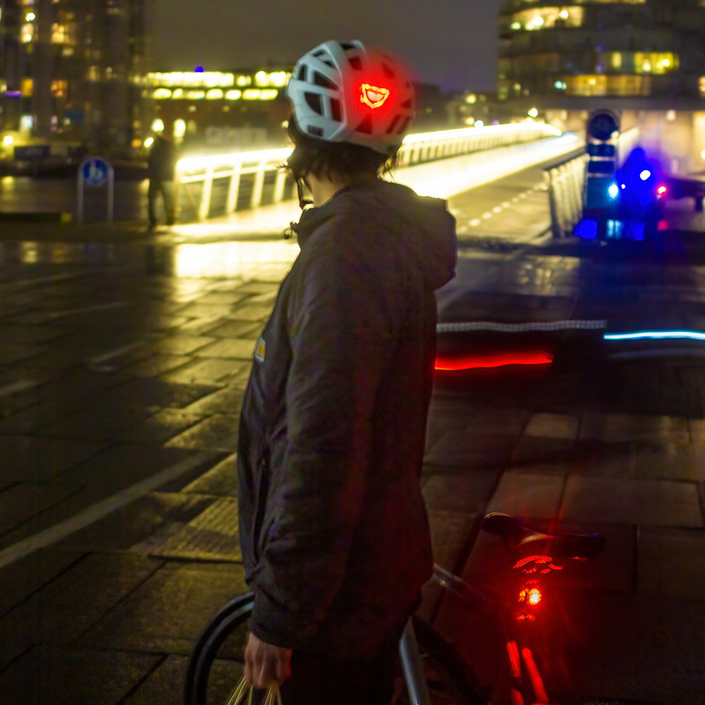 Cască de Protecție Bicicletă cu  Lumină Incorporată  NKX City LED