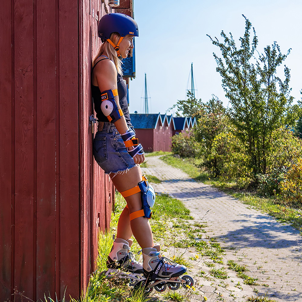 NKX Kids 3-Pack Pro Protective Gear - Genunchiere, Coturi și Protecții pentru Încheieturi