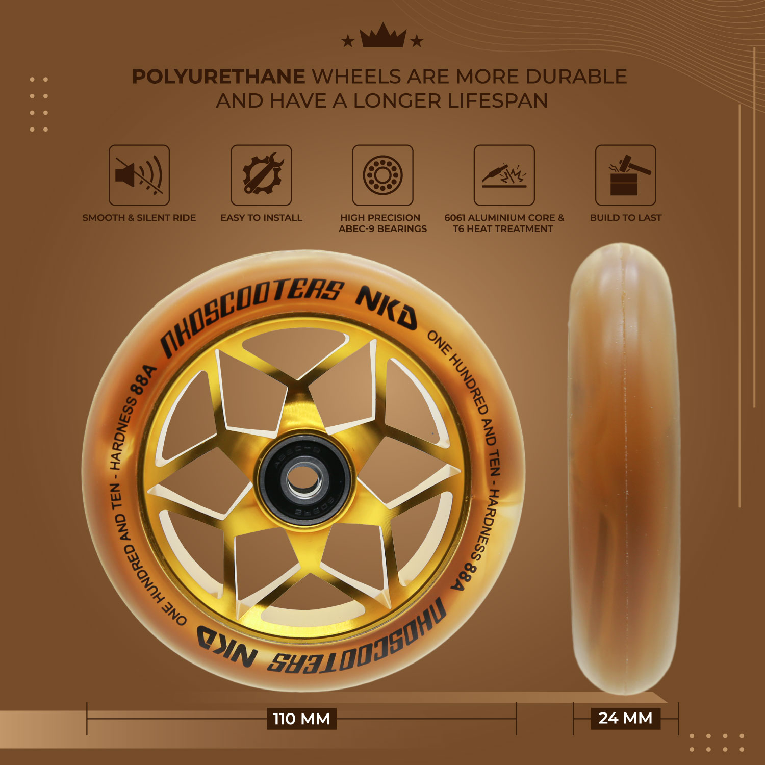 Roti pentru Trottinette NKD Goat