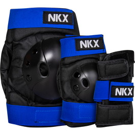 NKX Kids 3-Pack Pro Protective Gear - Genunchiere, Coturi și Protecții pentru Încheieturi