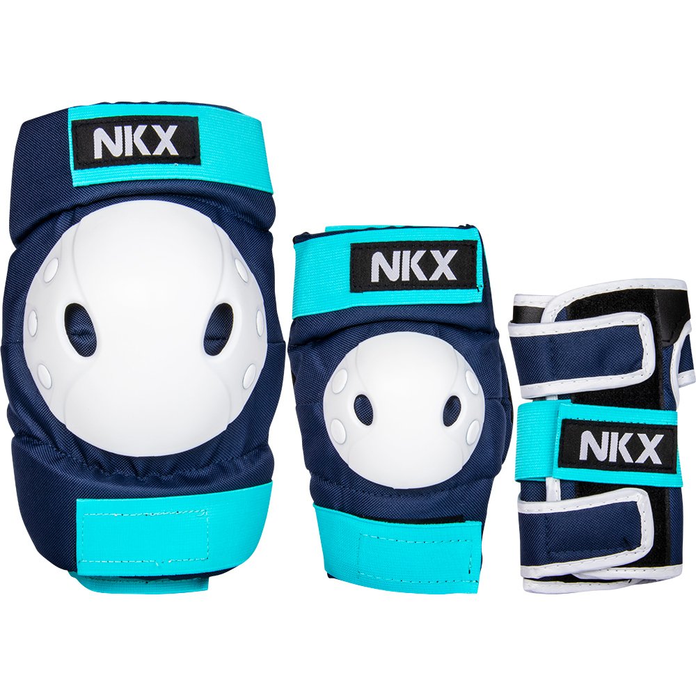 NKX Kids 3-Pack Pro Protective Gear - Genunchiere, Coturi și Protecții pentru Încheieturi