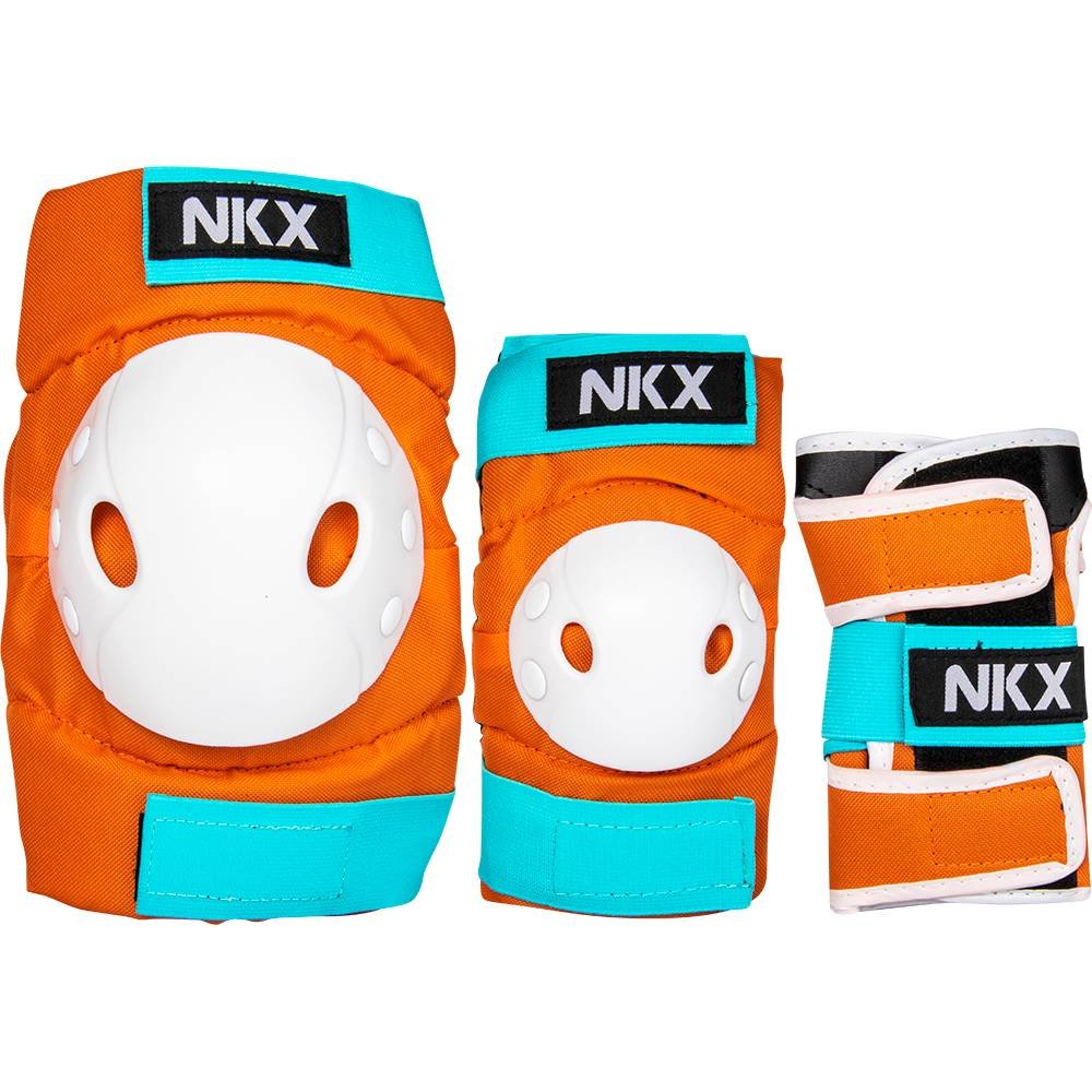 NKX Kids 3-Pack Pro Protective Gear - Genunchiere, Coturi și Protecții pentru Încheieturi