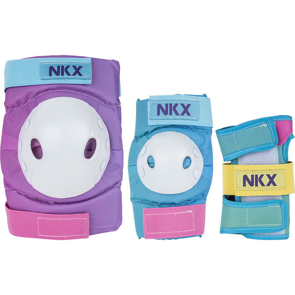 NKX Kids 3-Pack Pro Protective Gear - Genunchiere, Coturi și Protecții pentru Încheieturi