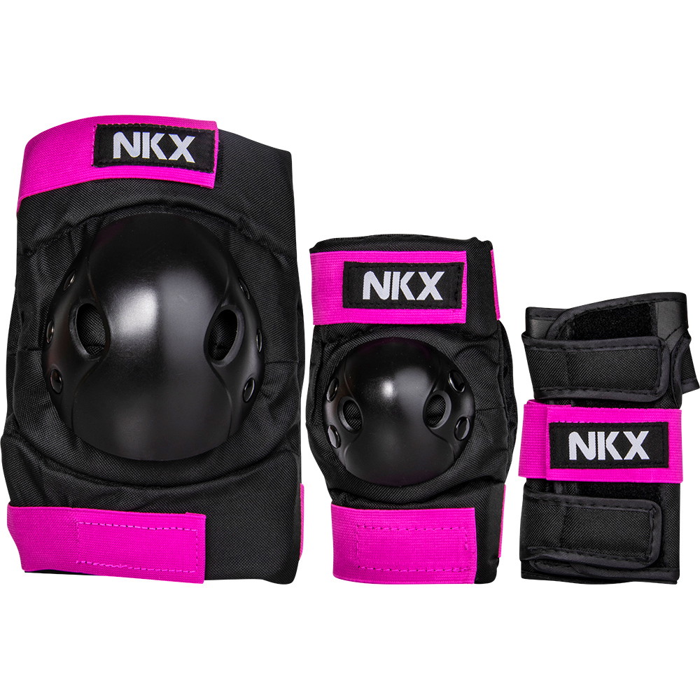 NKX Kids 3-Pack Pro Protective Gear - Genunchiere, Coturi și Protecții pentru Încheieturi