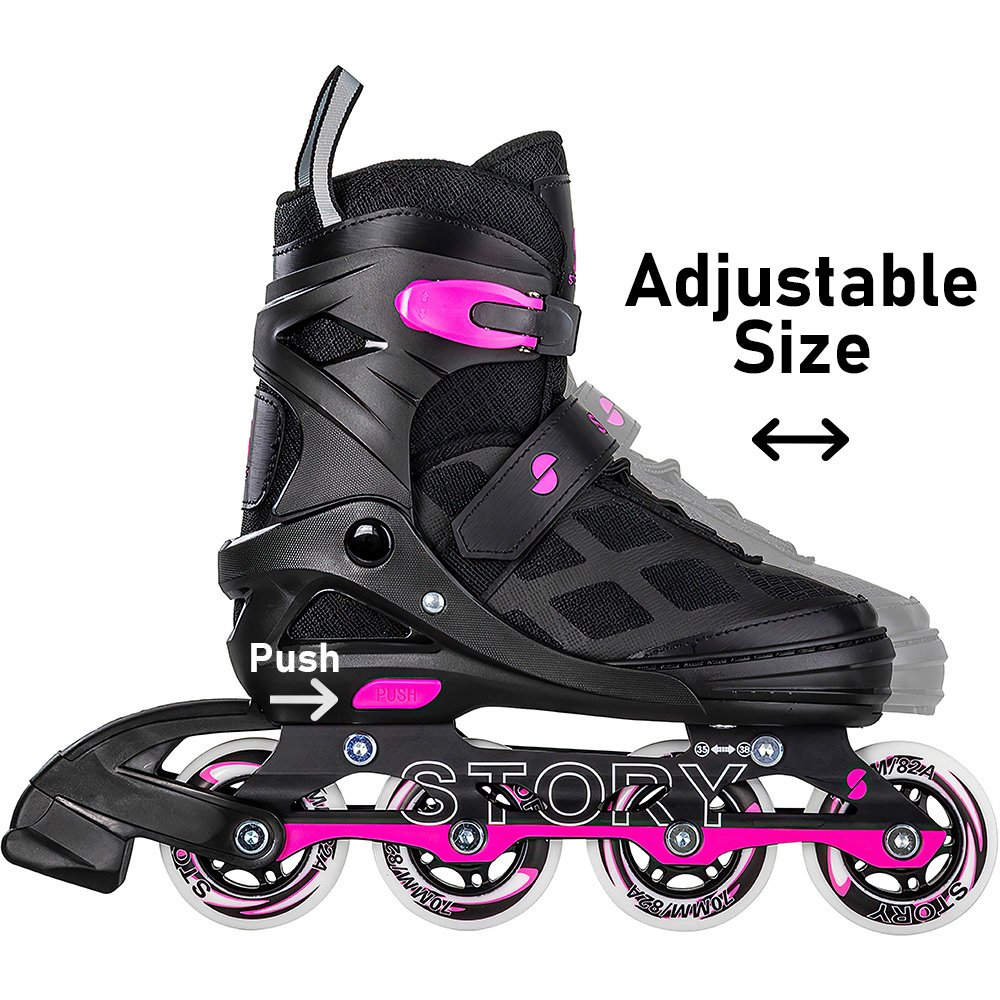 Pălării Midnight Adjustable Inline Skates