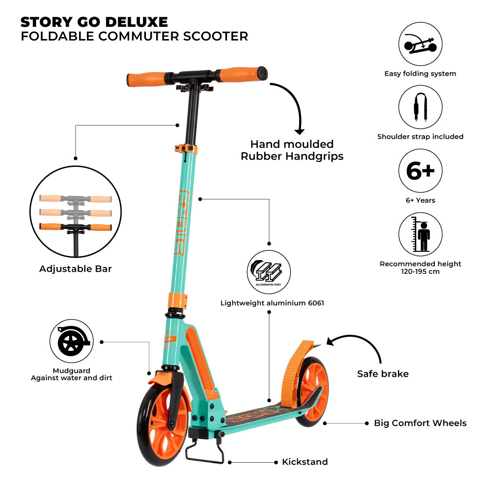 Story GO Deluxe Trottinette Commuter Pliabilă