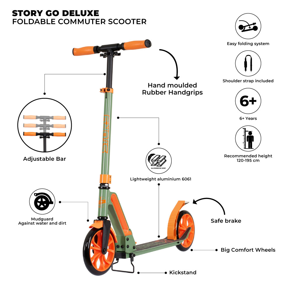 Story GO Deluxe Trottinette Commuter Pliabilă