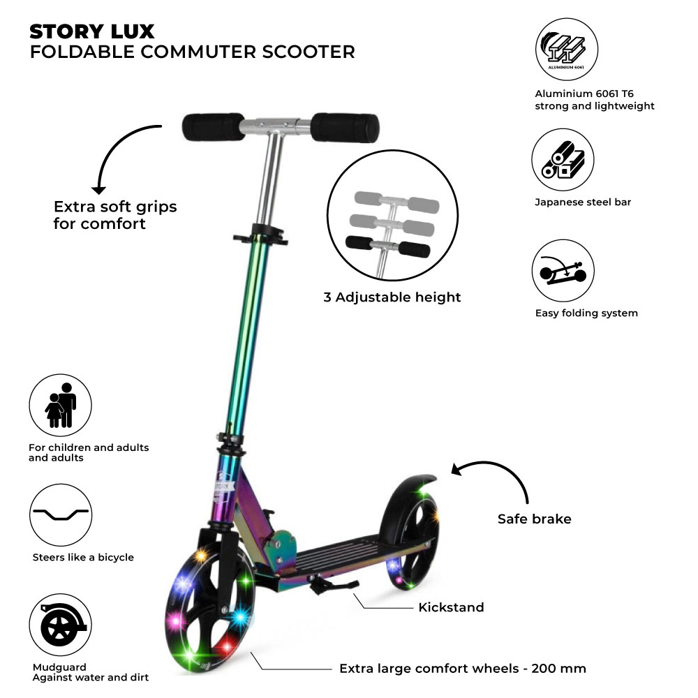 Trottinette pliabilă pentru navetă Story Lux