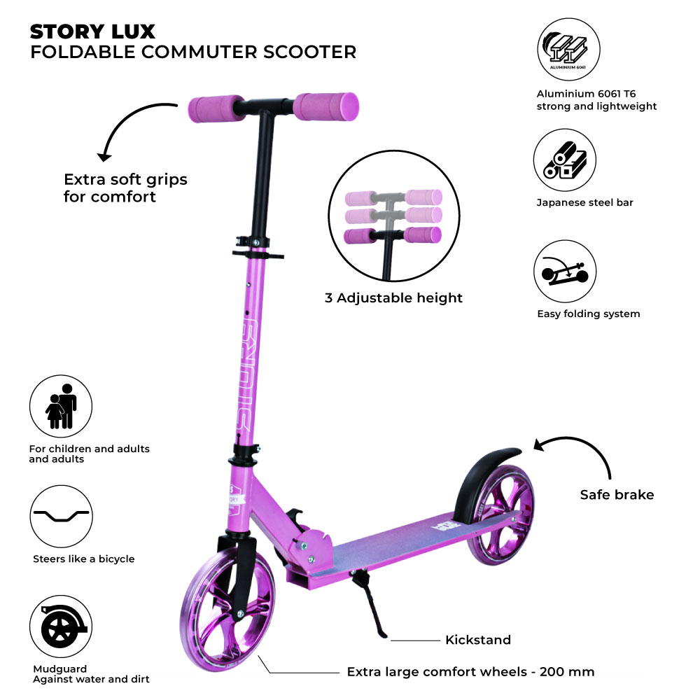 Trottinette pliabilă pentru navetă Story Lux